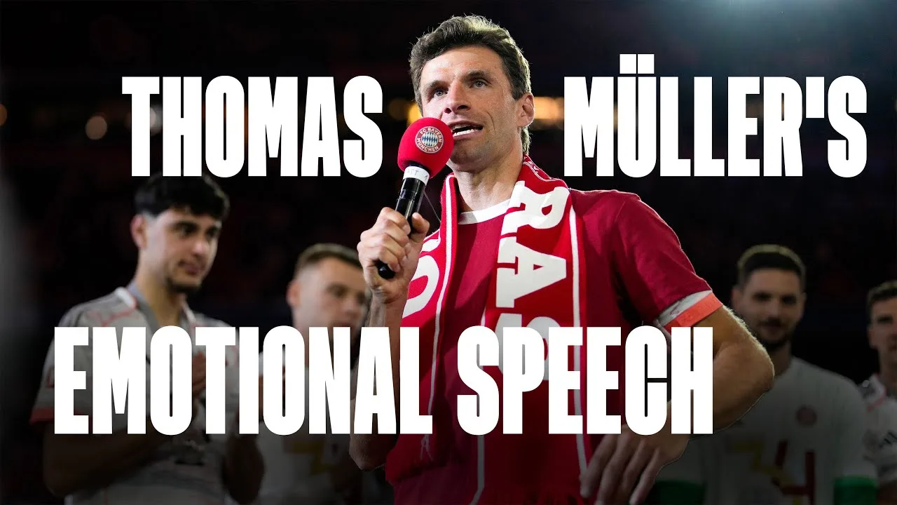 Thomas Müller et ses adieux émotionnels de l’arène Allianz!