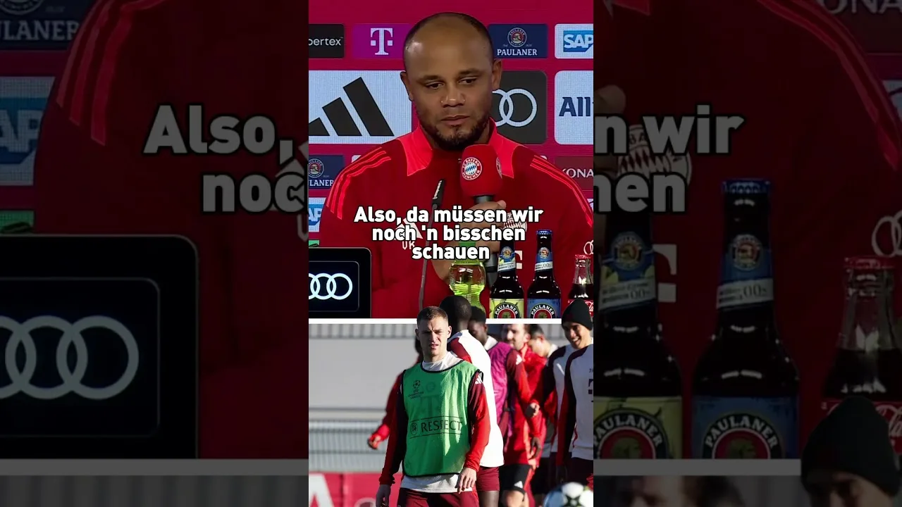 « Expliquez … » ❄️😂 #fcbayern #bundesliga #football #kompany #ytshorts