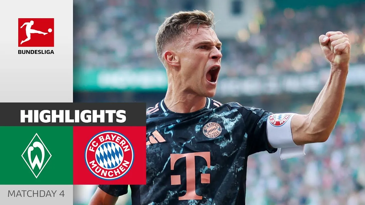 Le retour du Prime Bayern ! | Werder Brême – Bayern Munich 0-5 | Faits saillants | 4ème journée