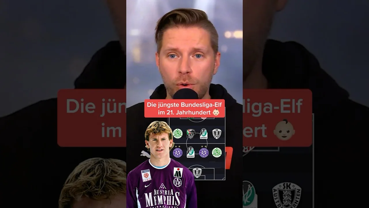 Mit Andi Schicker: Die jüngste Bundesliga-Elf des 21. Jahrhunderts 👶 #shorts