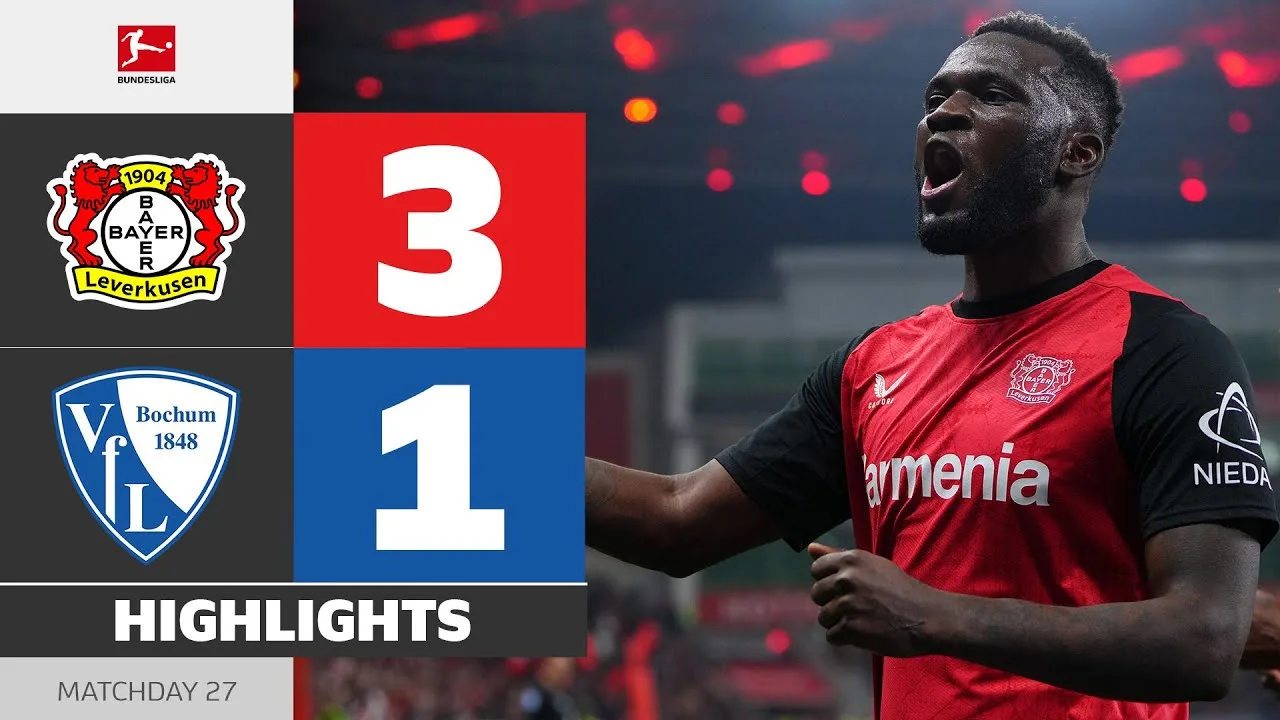 Bayer 04 Leverkusen – VFL Bochum 1848 | Faits saillants | MD27 – BL 24/25