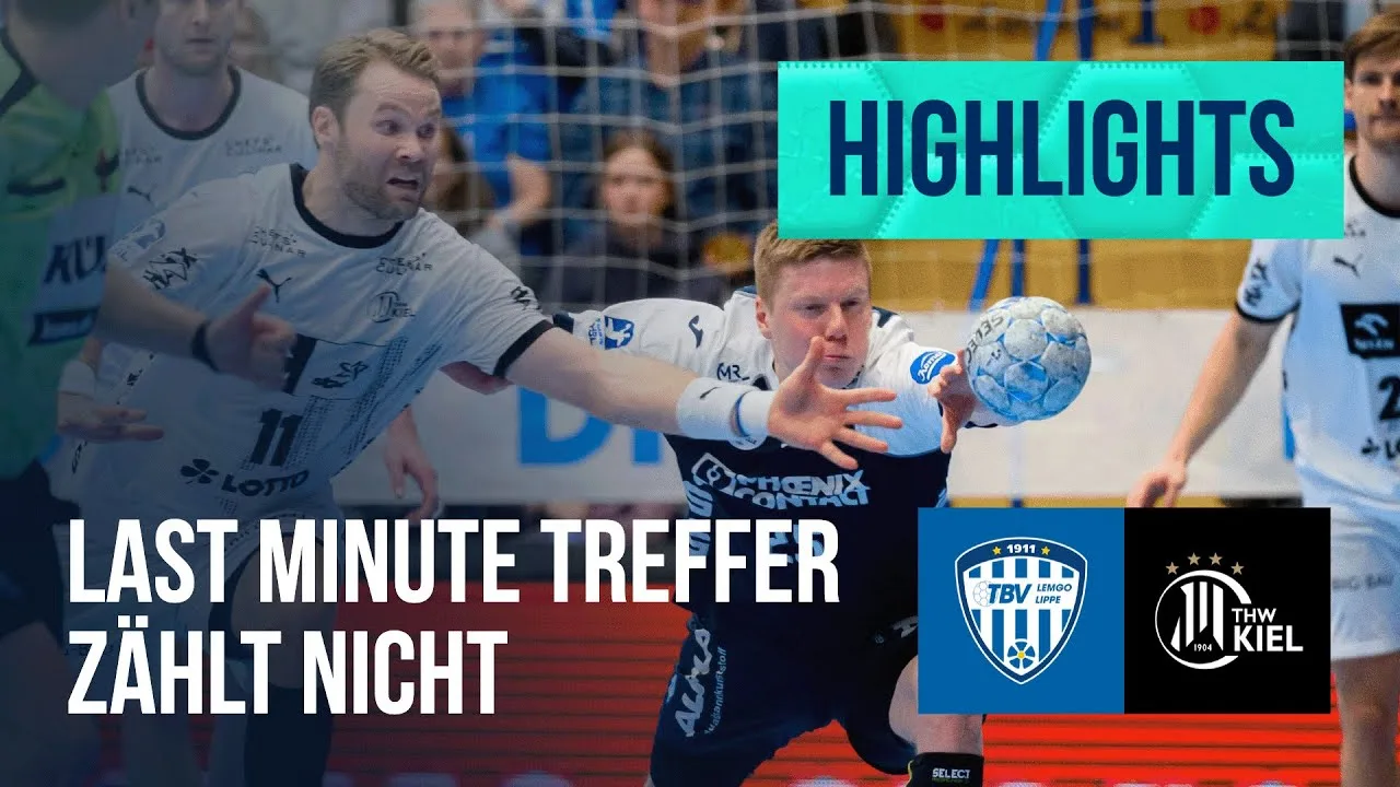 Temps forts : TBV Lemgo Lippe – THW Kiel (saison 2024/25) | DAIKIN Handball-Bundesliga