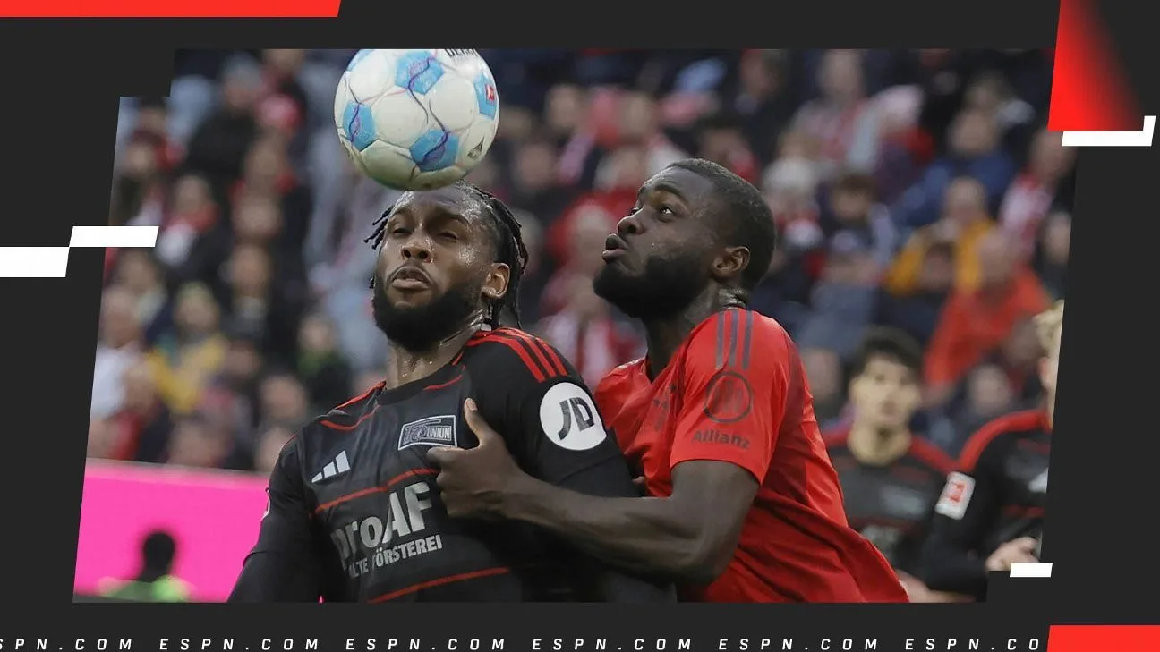 Quand ils jouent Union Berlin vs Bayern Munich pour la Bundesliga 2025: équipe, date, heure et télévision en direct