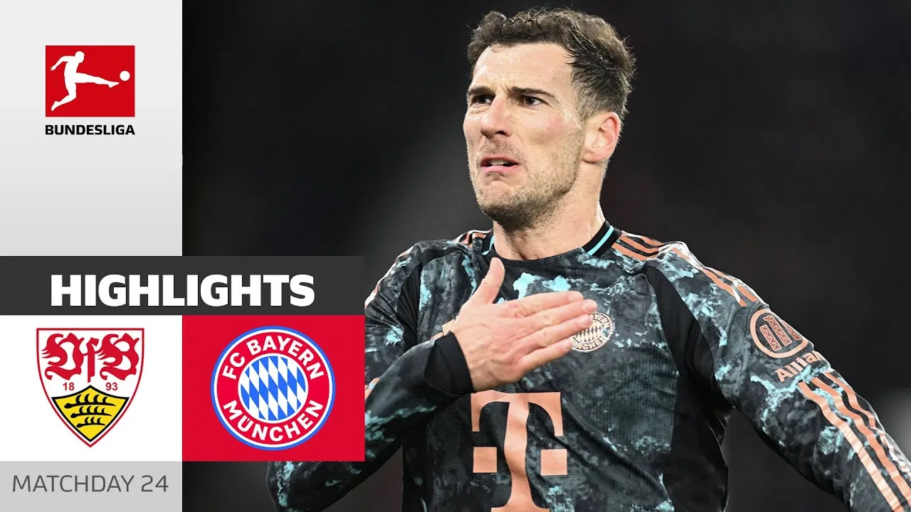 La Bavière marche! | VFB Stuttgart – FC Bayern Munich 1-3 | Faits saillants | MD 24 – Bundesliga 2024/25