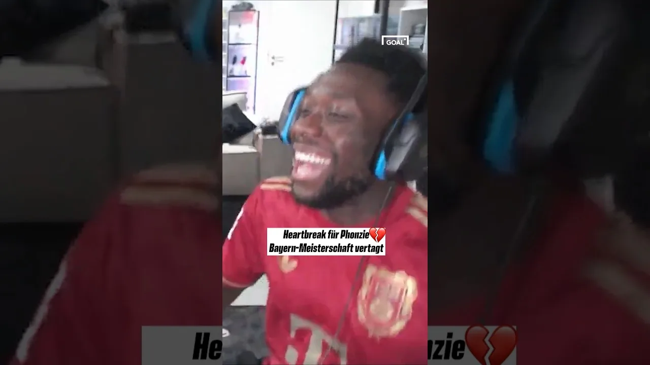 Heartbreak pour le championnat Phonzie💔 Bavaria reporté #fcbayern #bundesliga #alphonsodavies #twitch