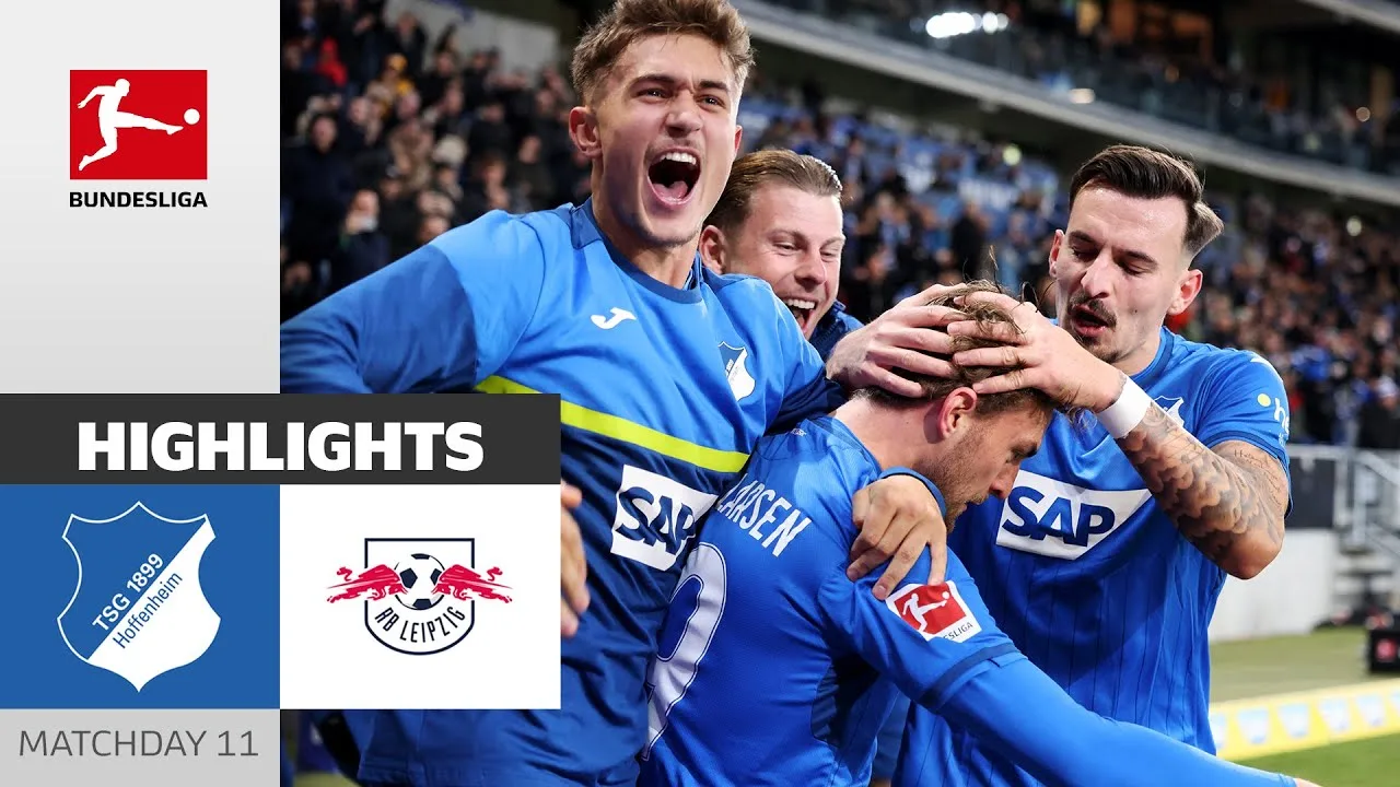 Hoffenheim remporte un match dramatique ! | TSG Hoffenheim – RB Leipzig 4-3 | Faits saillants | MD11 – Bundesliga