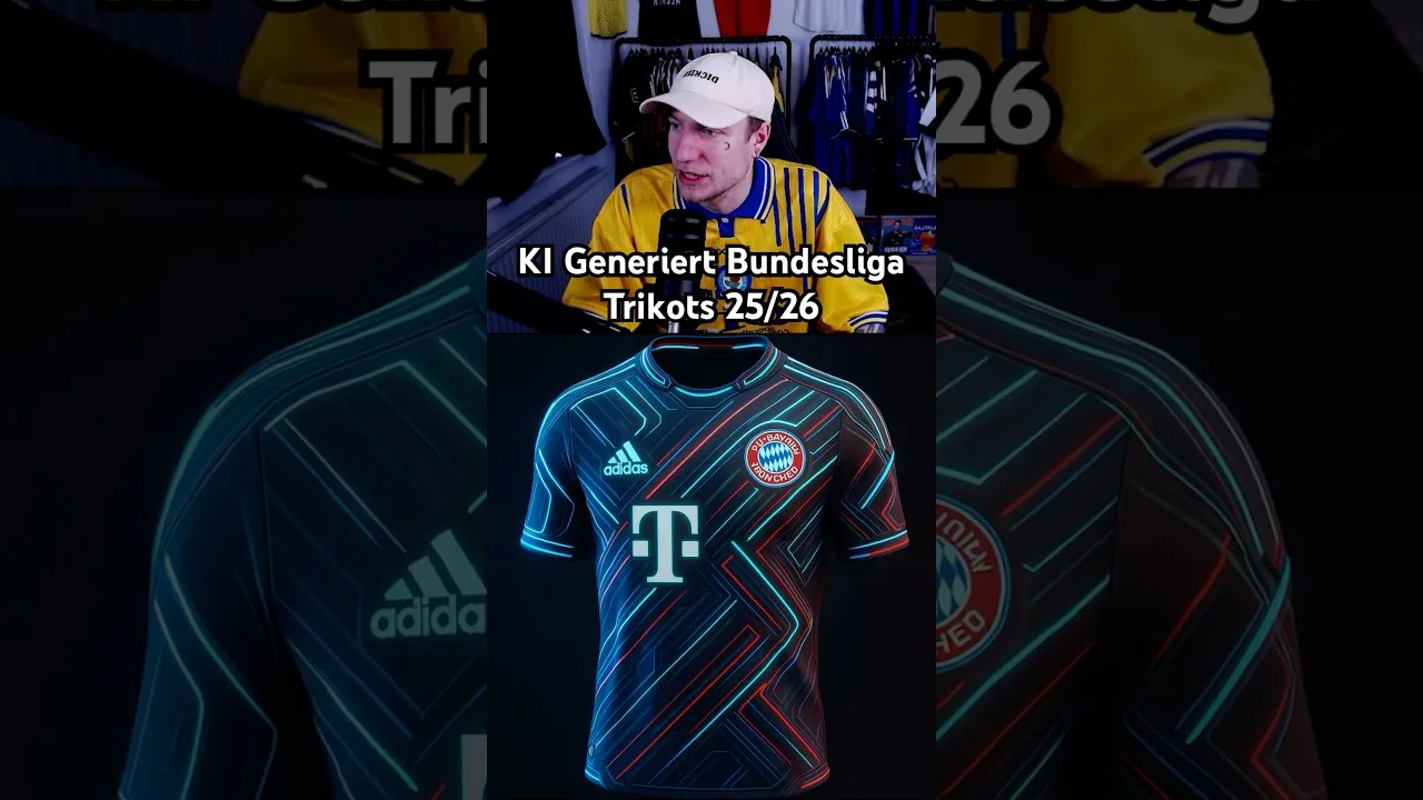 KI generiert Bundesliga Trikots 🎽🖥️ Part 2 #KI #fussball #trikot #trikottok #bundesliga #chatpgt