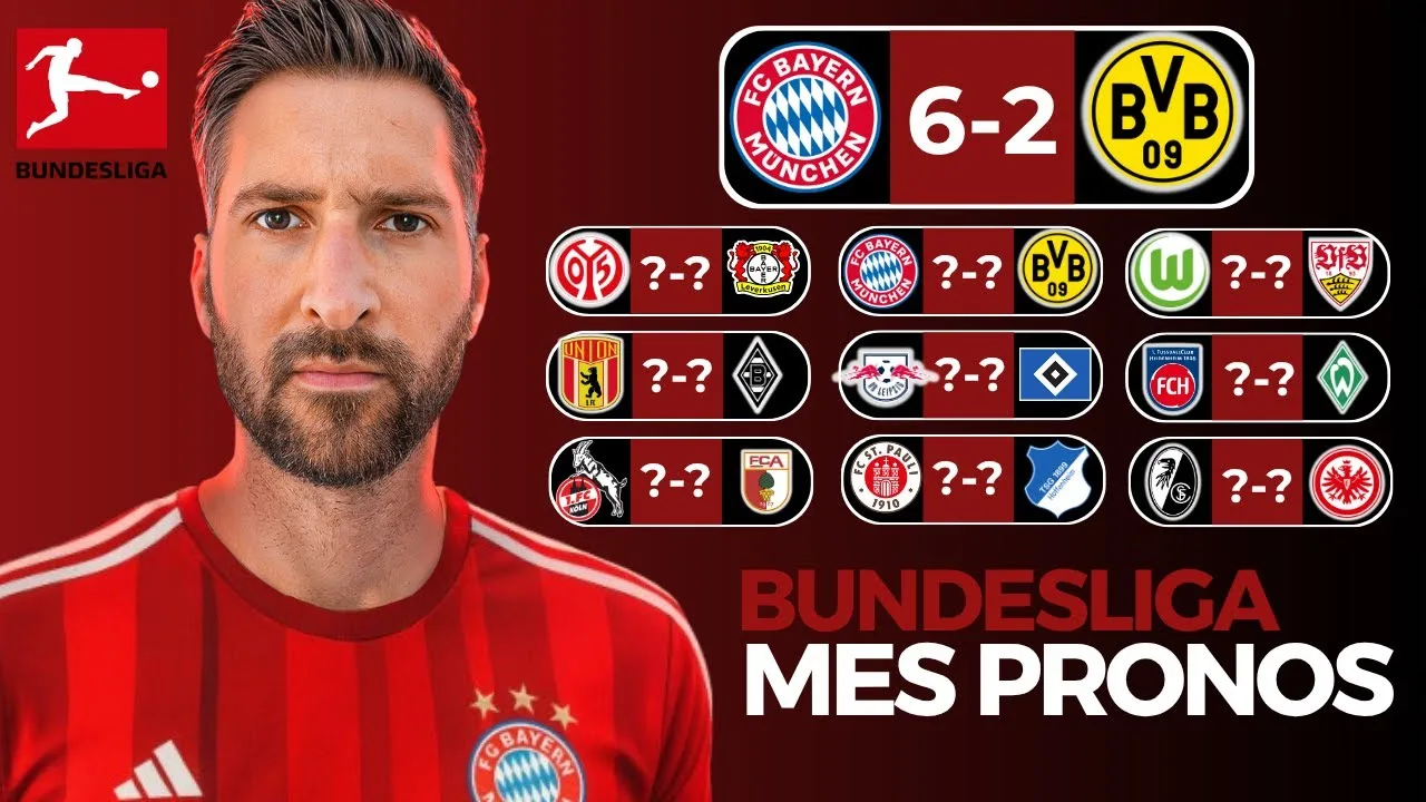 Bayern Munich et Dortmund en vedette lors de la septième journée de Bundesliga