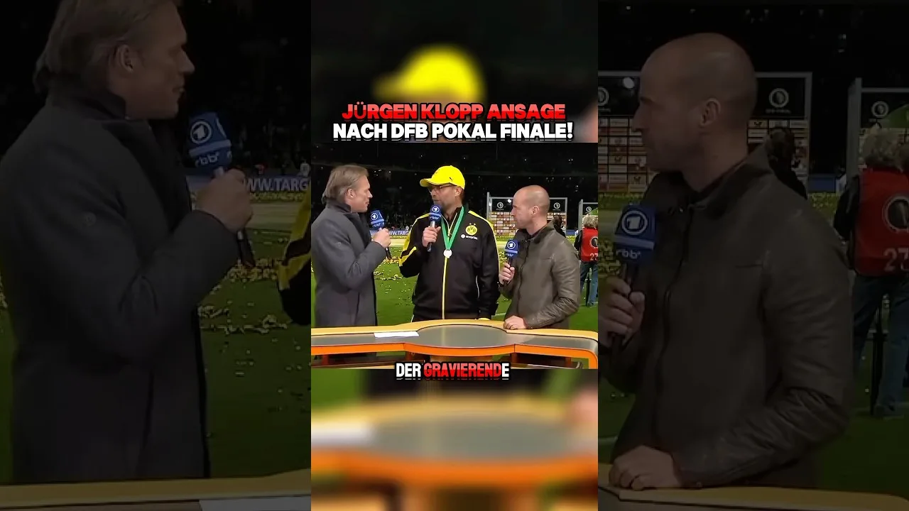 Klopp rechnet ab mit Reporter🤬 #interview #bundesliga #klopp