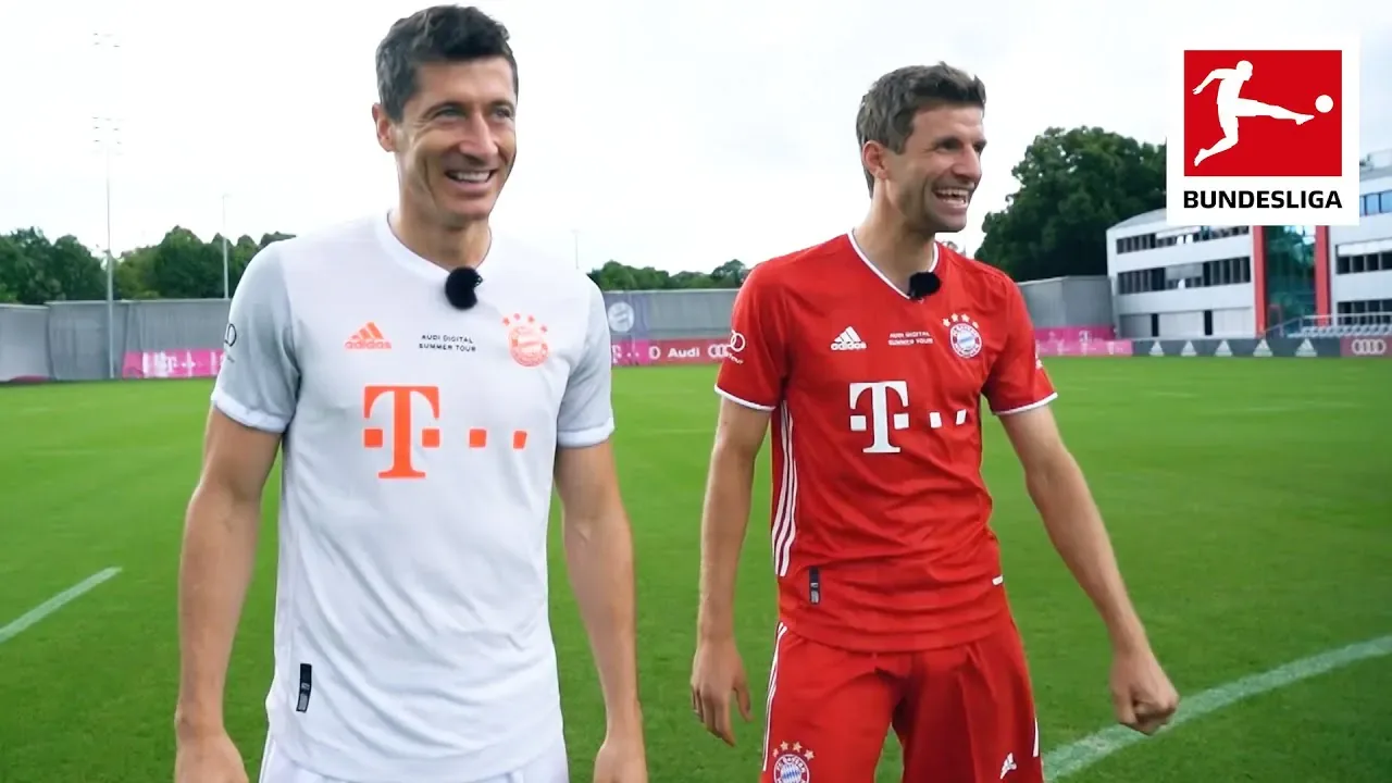 Bayern Munich • Copiez le défi de pénalité • Müller vs Lewandowski