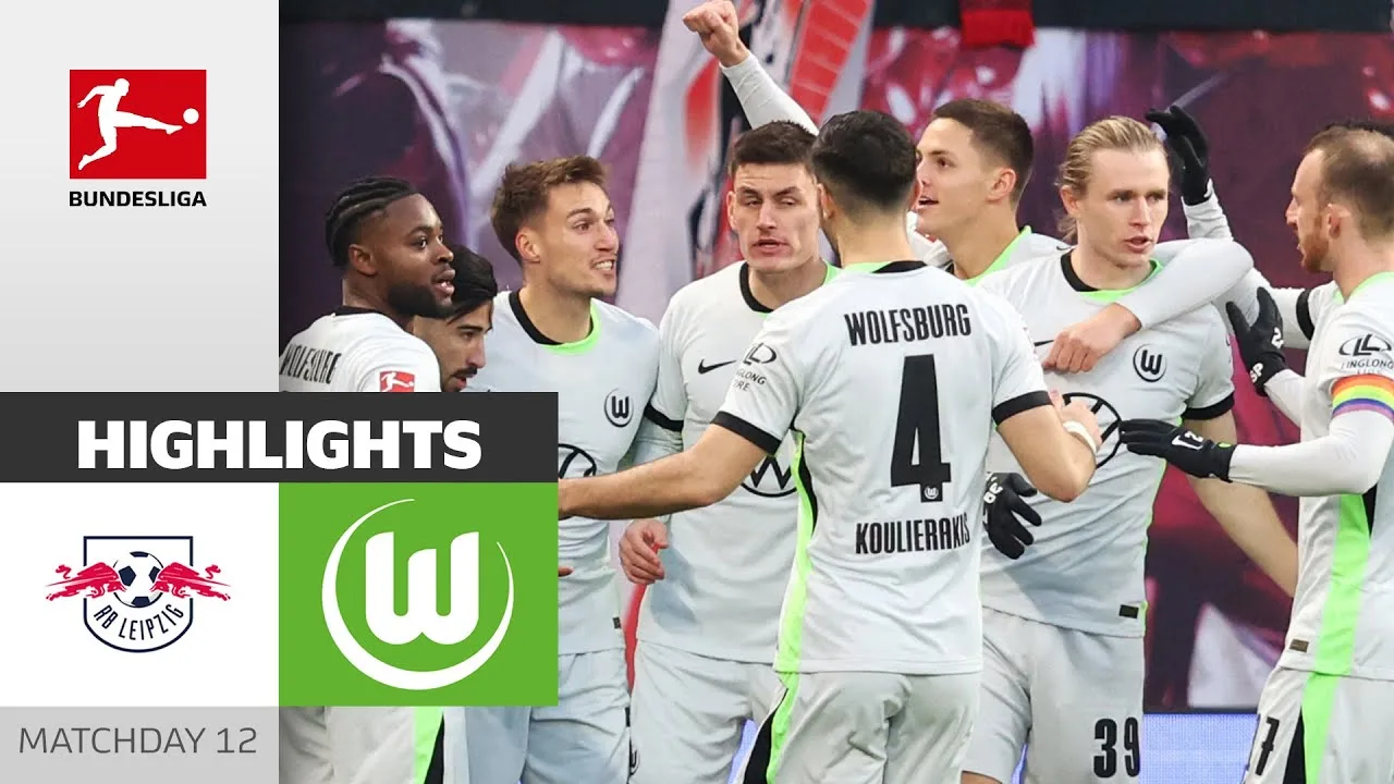 Wolfsbourg SUBLIME Leipzig ! | RB Leipzig – VfL Wolfsbourg 1-5 | Faits saillants | MD12 – Bundesliga