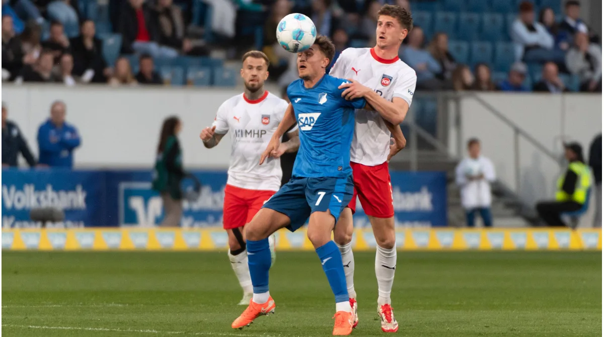 Bundesliga: Tsg Hoffenheim et 1. FC Heidenheim joue une égalité