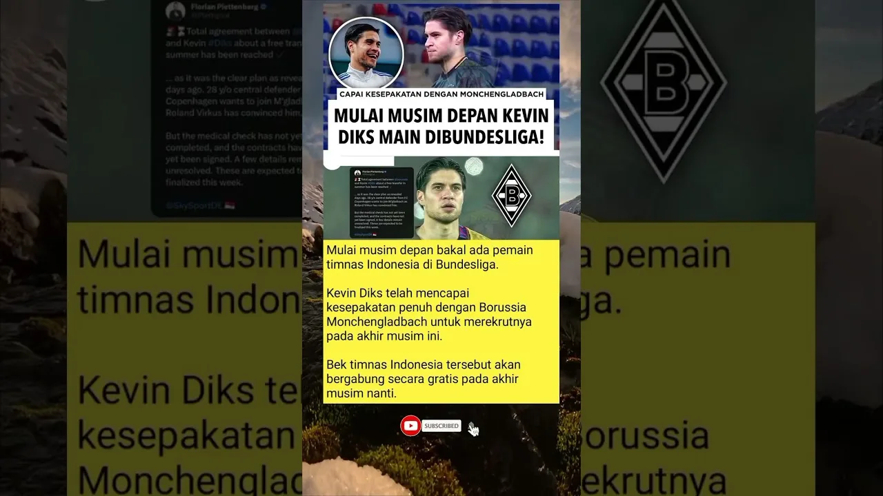 Musim depan kevin diks main di bundesliga#beritatimnas #timnas #beritabolatimnas