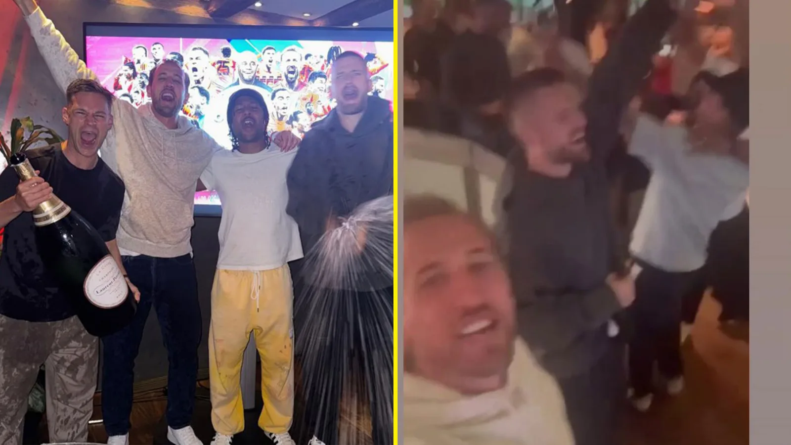 Harry Kane mène les célébrations de Bundesliga artificielles alors qu’il chante la chanson emblématique pour la première fois