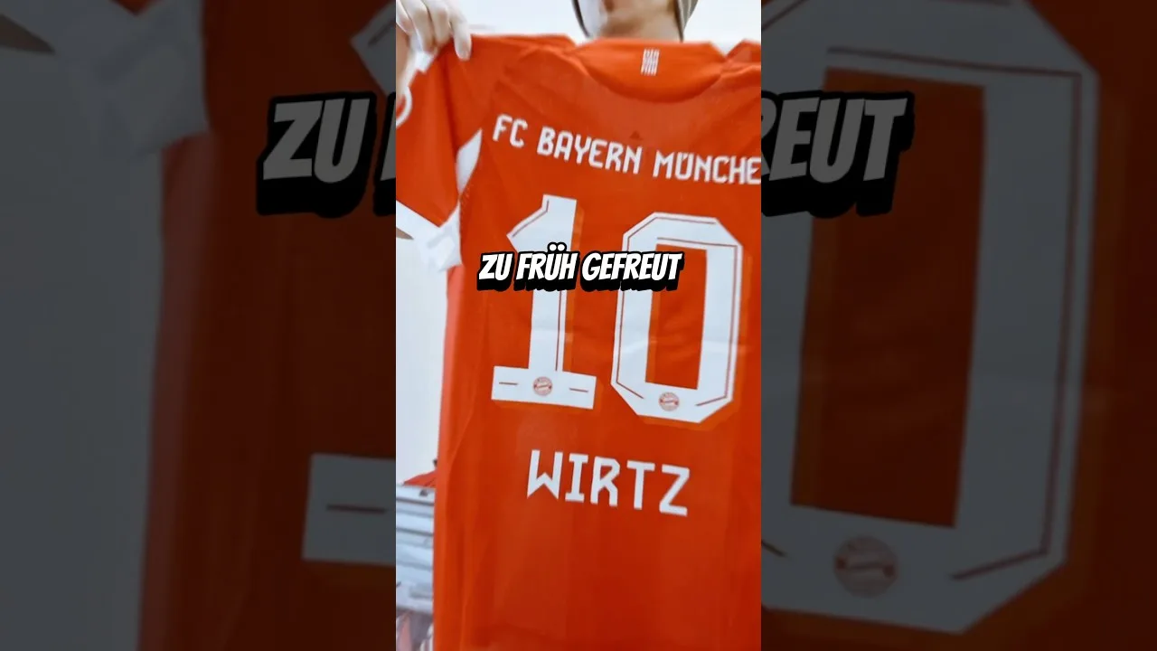 DER TRIKOT FAIL DES JAHRES 😂 #bundesliga #fcbayern #wirtz