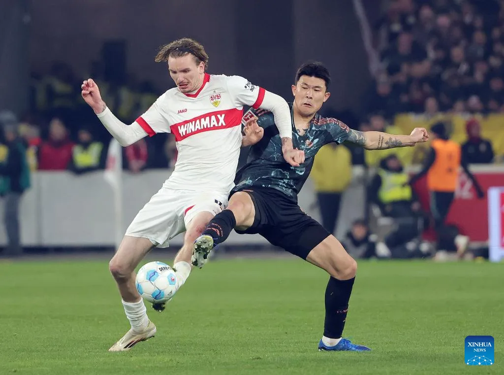 VFB Stuttgart vs Bavaria Munich-Xinhua