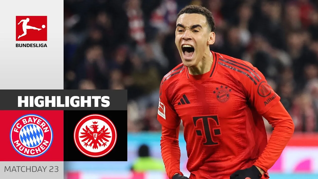 Le Bayern imparable ne laisse aucune chance! | FC Bayern Munich – Eintracht Frankfurt | Faits saillants | MD23
