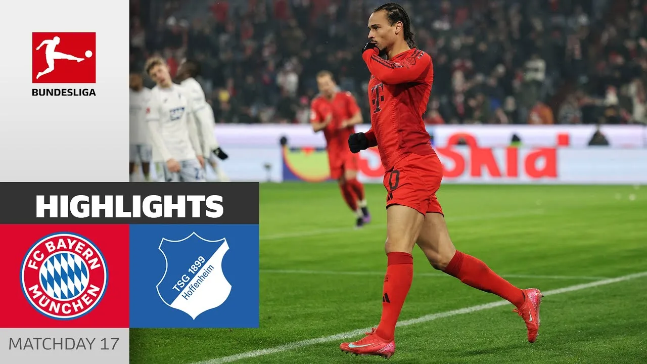 Grosse victoire à la maison ! | FC Bayern Munich – TSG Hoffenheim 5-0 | Faits saillants | MD17 – Bundesliga