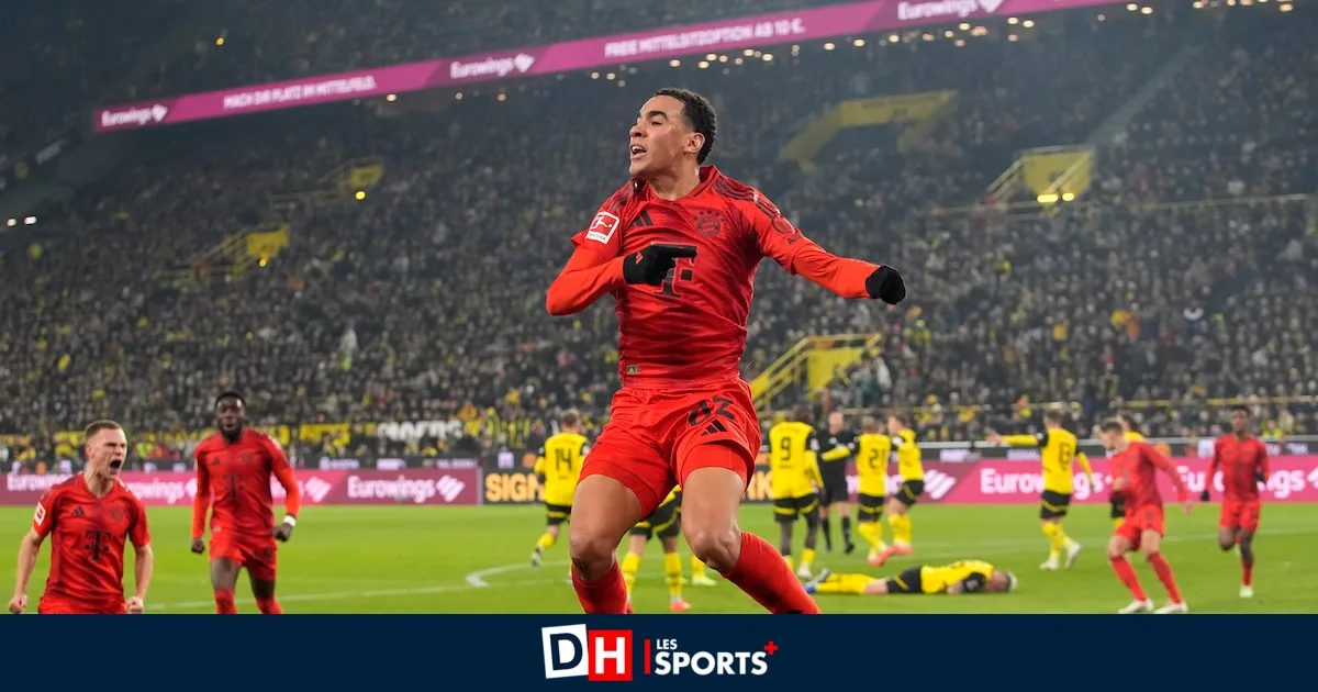 Le Bayern arrache le nul à Dortmund et reste invaincu en Bundesliga, mais perd Kane sur blessure