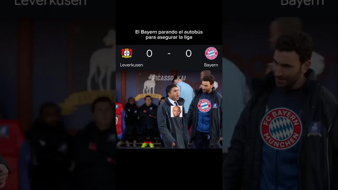 Les salió bien 😭🔥⚽️ #football #bayern #leverkusen #bundesliga #pov #humor #meme #futbol #picassokai