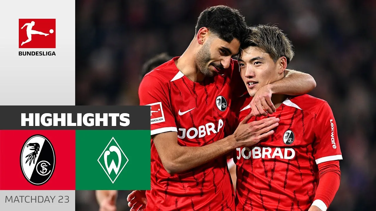 5 buts! Freiburg magnifique | SC Freiburg – Werder Bremen 5-0 | Faits saillants | MD 23 – Bundesliga