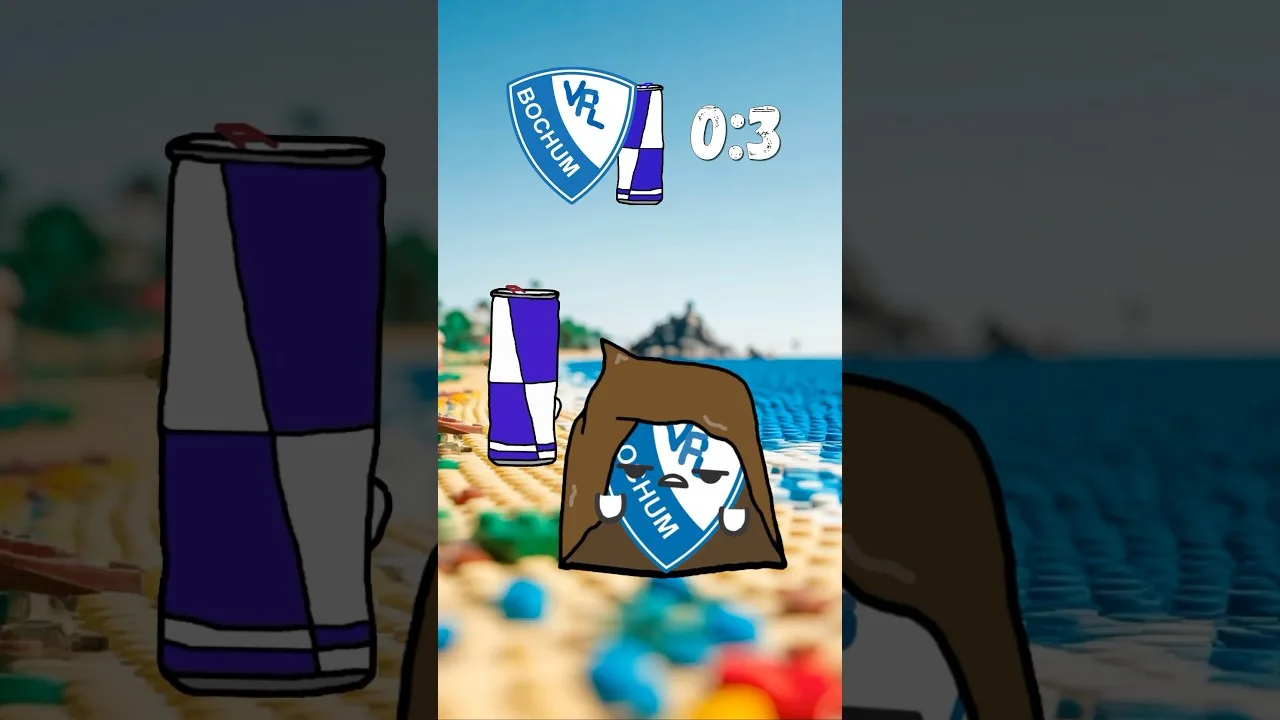 VFL BOCHUM 3: 3 RB LEIPZIG Animation #fussball #bundesliga #animation