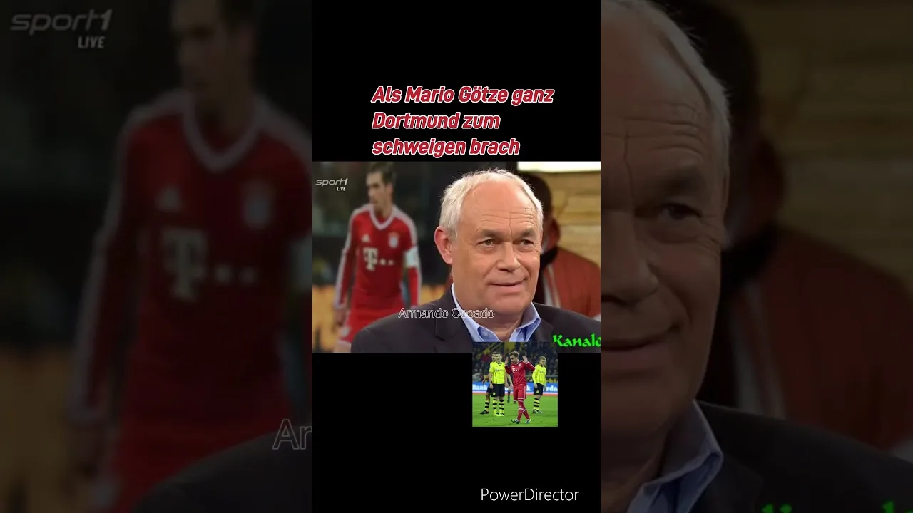 Als Mario Götze ganz Dortmund zum schweigen brach. #bayernmunchen #bundesliga #bvb #götze