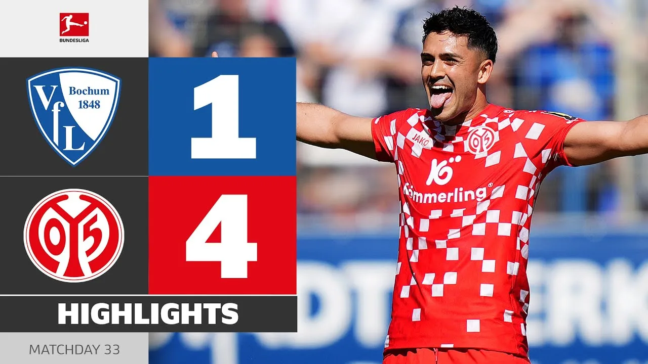 Mainz garde les Dreams en Europe en vie! | VFL BOCHUM – MAINZ 05 | Faits saillants | Matchday 33 – Bundesliga