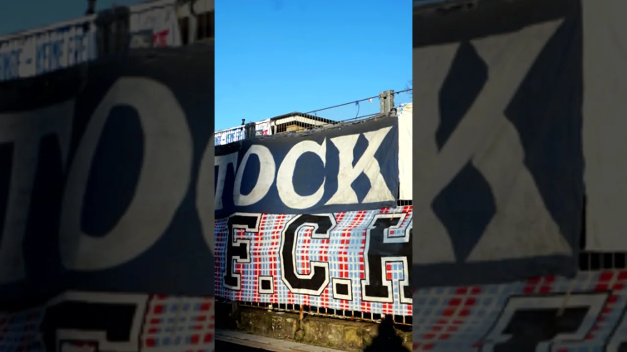 Rostock und Hannover im selben Zug!  #ultras #bundesliga #fußball #hansarostock #hannover96 #hsv