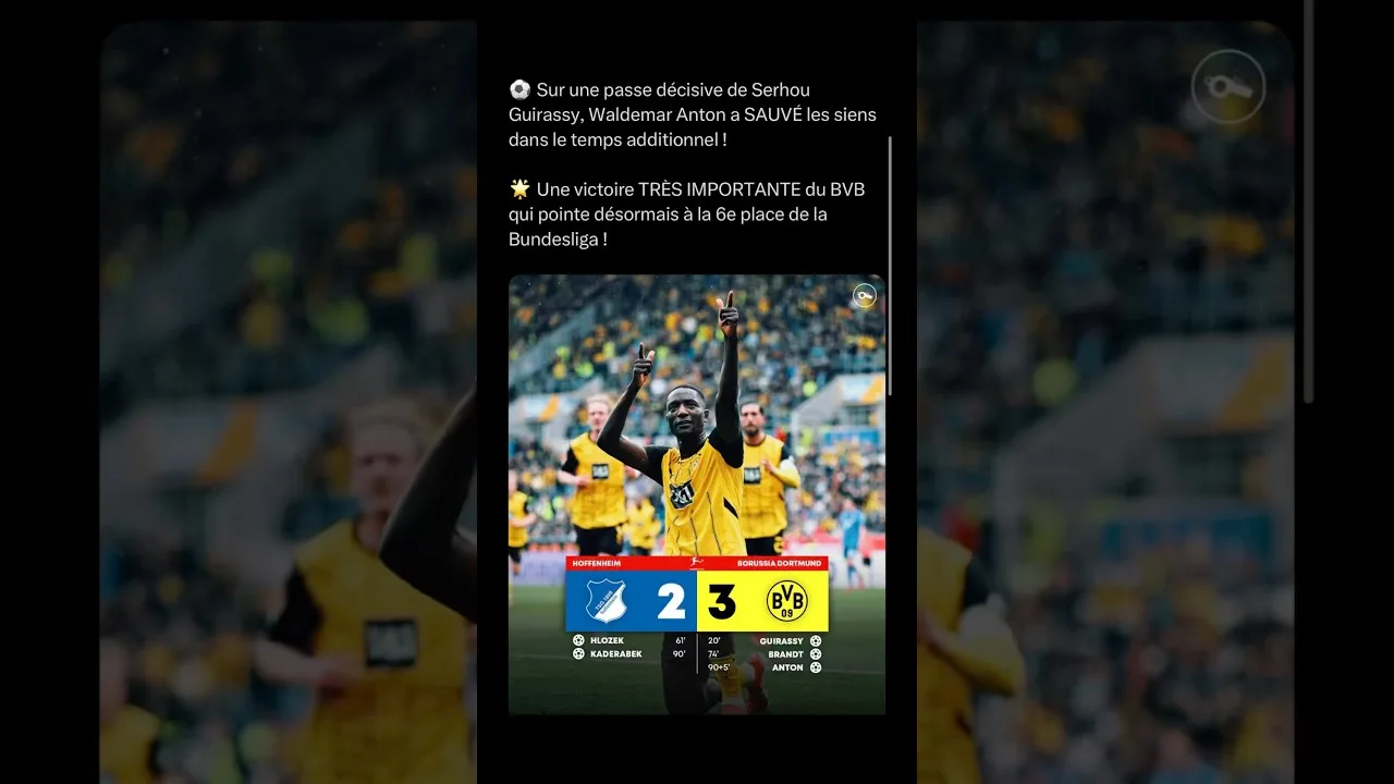 React au 3-2 de Dortmund #dortmund #bundesliga #football #react #reaction