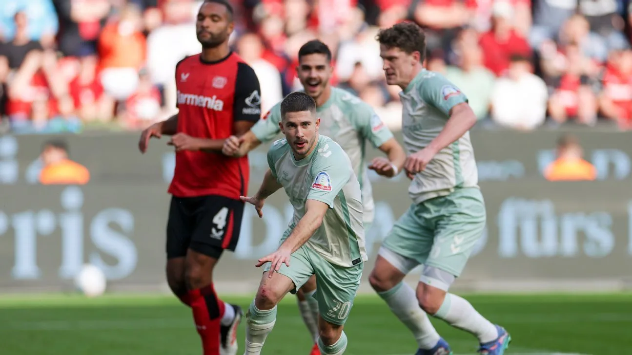 Bayer Leverkusen est tombé contre Werder Brême pour la Bundesliga