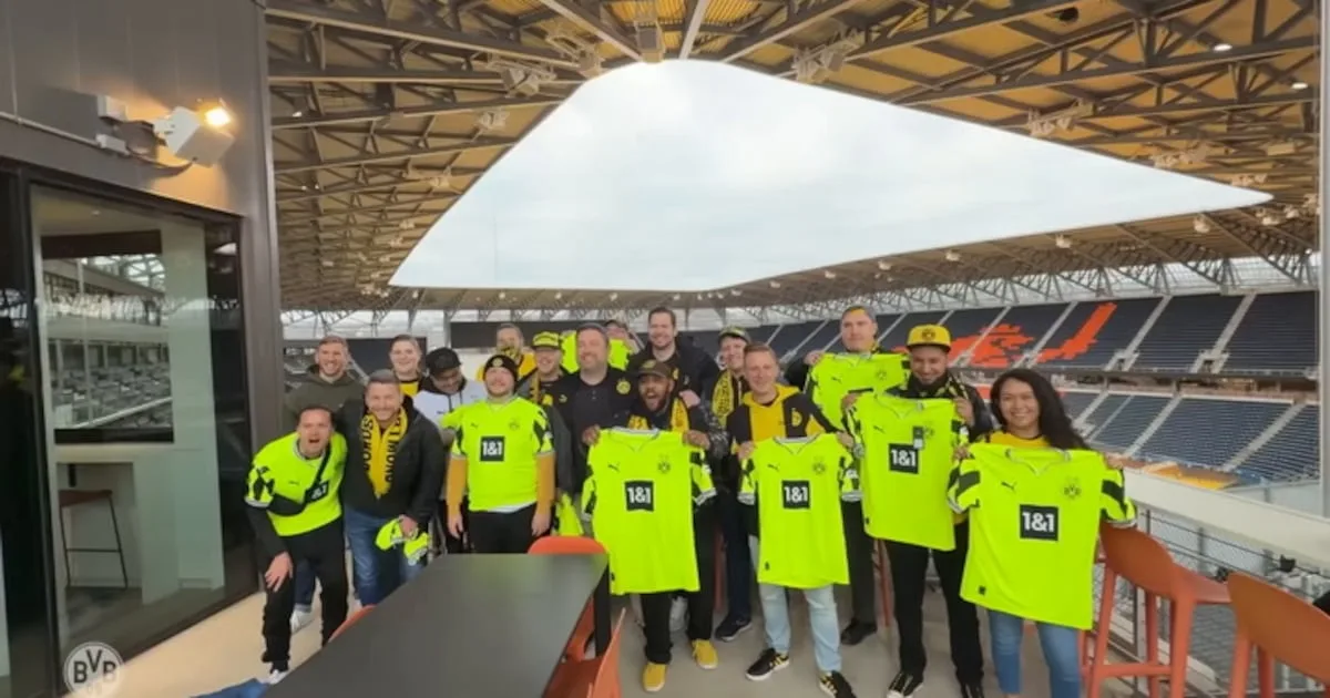 Les fans du Borussia Dortmund arrivent à Cincinnati – R7 Sports