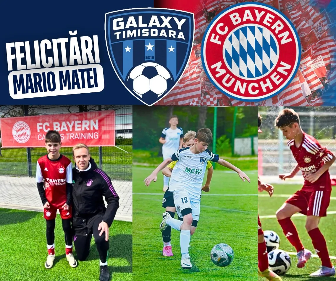 Junior d’un club de Timisoara, transféré au Bayern Munich
