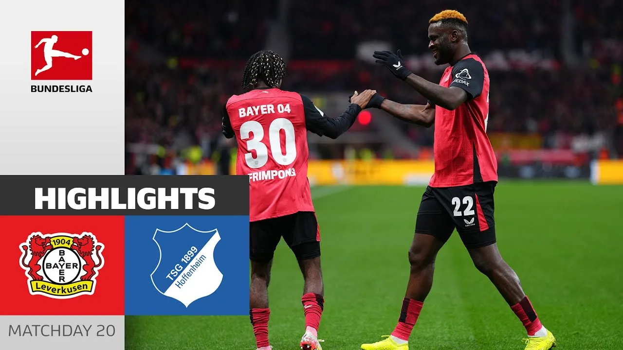Boniface de retour avec un coup! | Bayer 04 Leverkusen – TSG Hoffenheim | Faits saillants | Bundesliga 2024/25