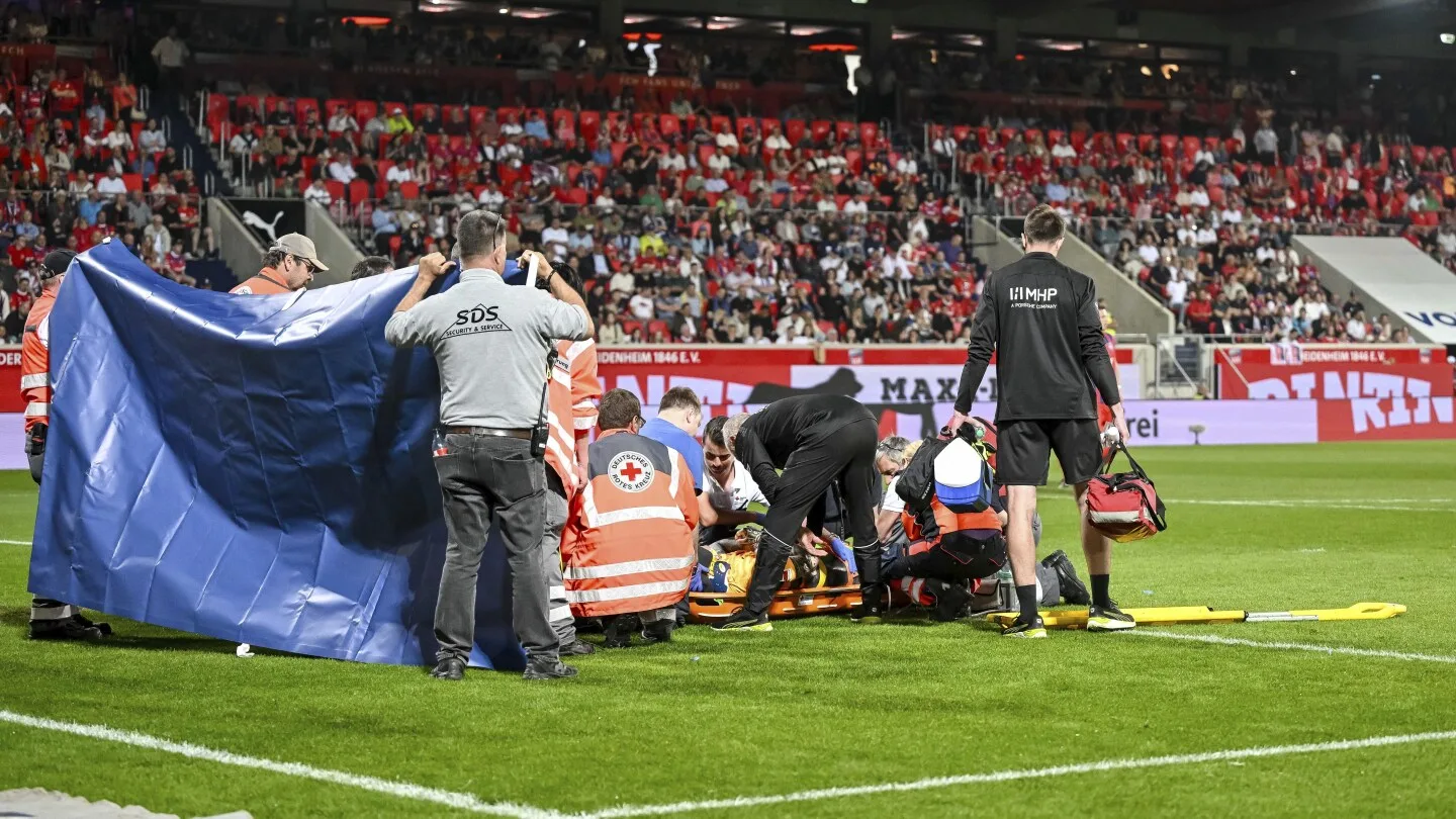 La bataille de relégation de Bundesliga laisse des joueurs adverses à l’hôpital avec de graves blessures