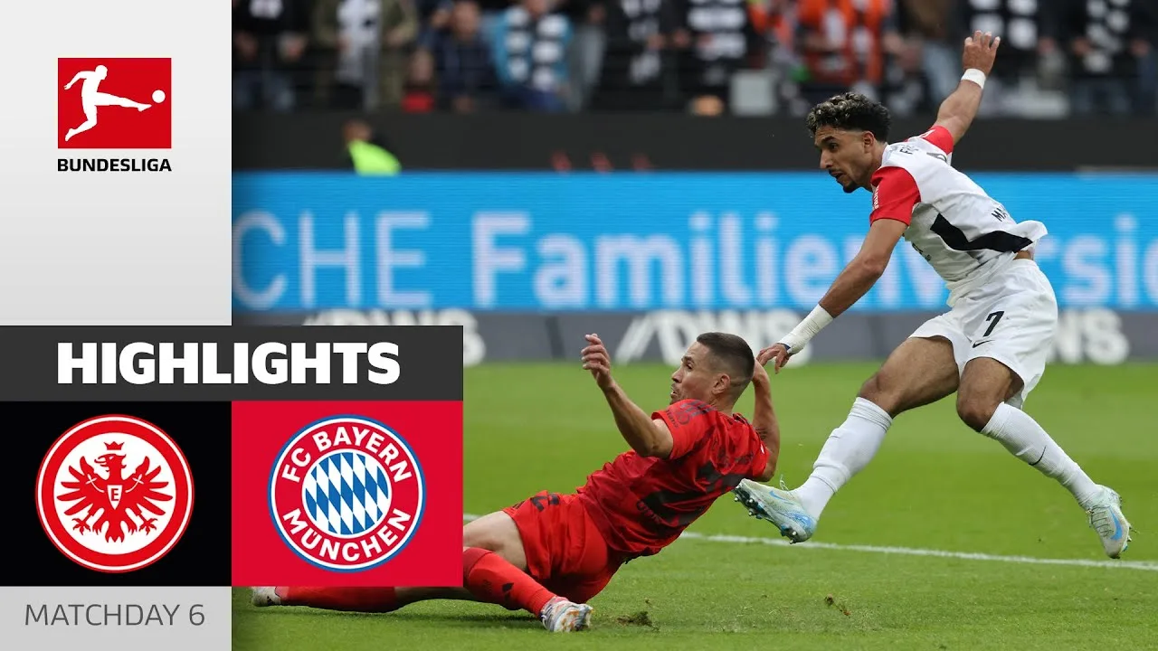 SGE sauve le match nul en cas de blessure ! | Eintracht Francfort – Bayern Munich 3:3 | Faits saillants | MD6