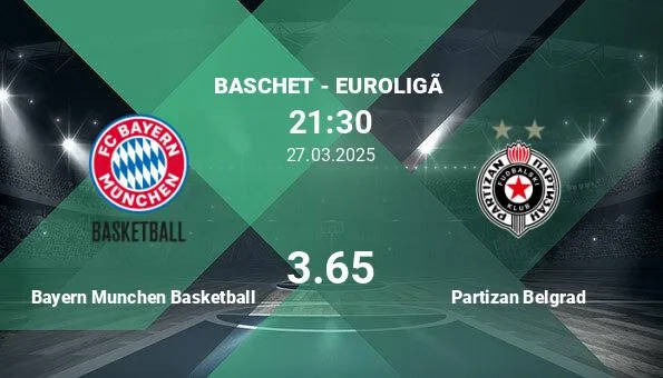 BACKERN BACKING-BASKABLE VS PARTIZAN BELGRADE, PONTURI PA …