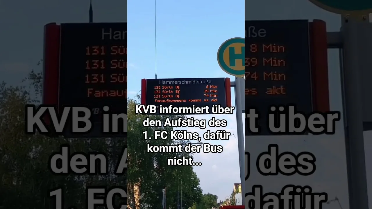 Köln wieder in 1. Bundesliga!!! #shorts #bundesliga #kvb #fcköln #cologne #fyp #fußball #soccer