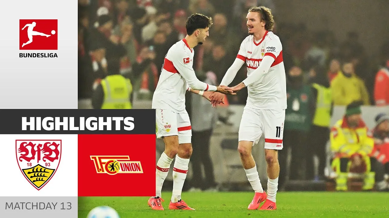 Woltemade-Brace transforme le match contre Union | VfB Stuttgart – Union Berlin | Faits saillants | MD13Bundesliga