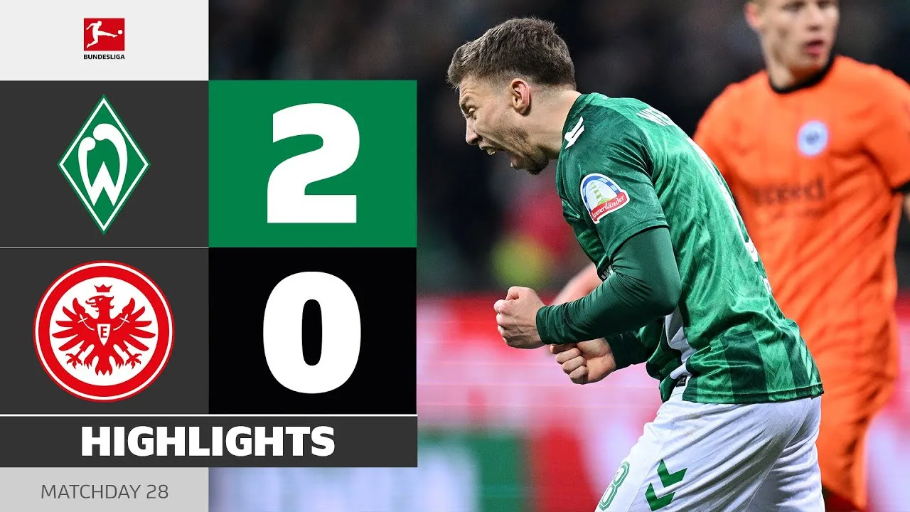 Werder Bremen – Eintracht Frankfurt | Faits saillants | Matchday 28 – Bundesliga 2024/25