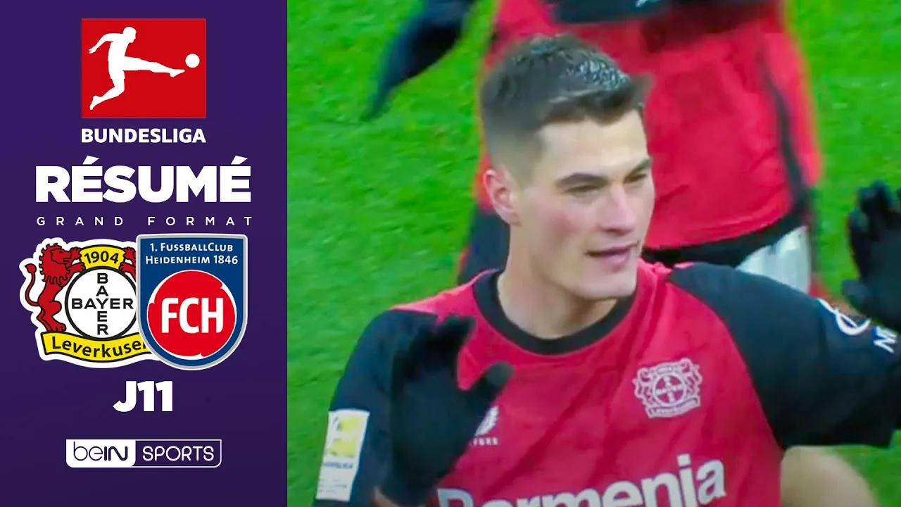 Résumé : LEVERKUSEN torpille HEIDENHEIM dans un match RENVERSANT !