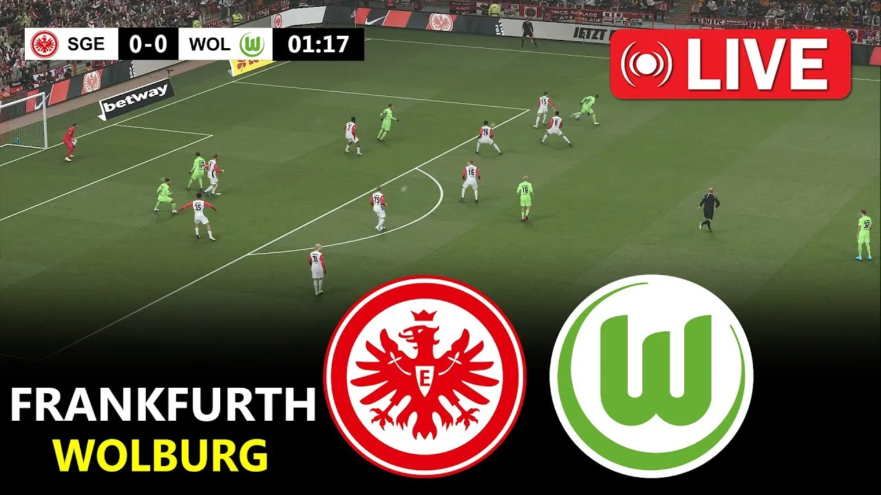🔴Live: Eintracht Francfurt contre Wolfsburg | Bundesliga 2024/25 | Stream de match complet