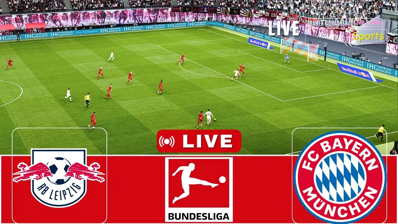 Live 🔴 RB Leipzig vs Bayern Munich | Bundesliga 2024/25 | Match en direct aujourd’hui | Football aujourd’hui