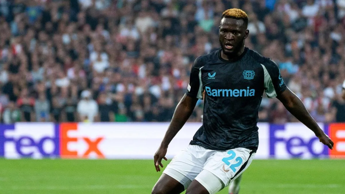 Mouvement stratégique de Bayer Leverkusen par Victor Boniface