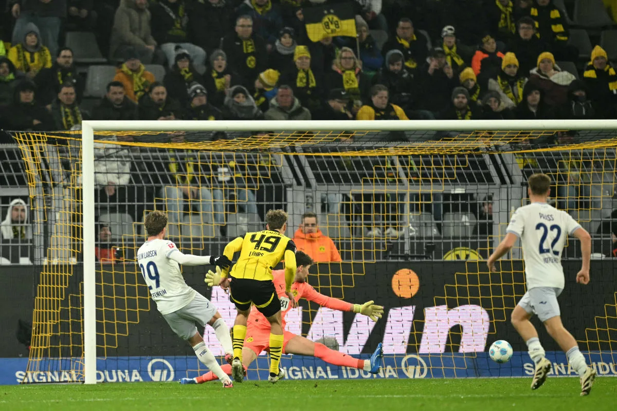 🇩🇪 Hoffenheim refuse au Borussia Dortmund la fin d’une série sans victoire