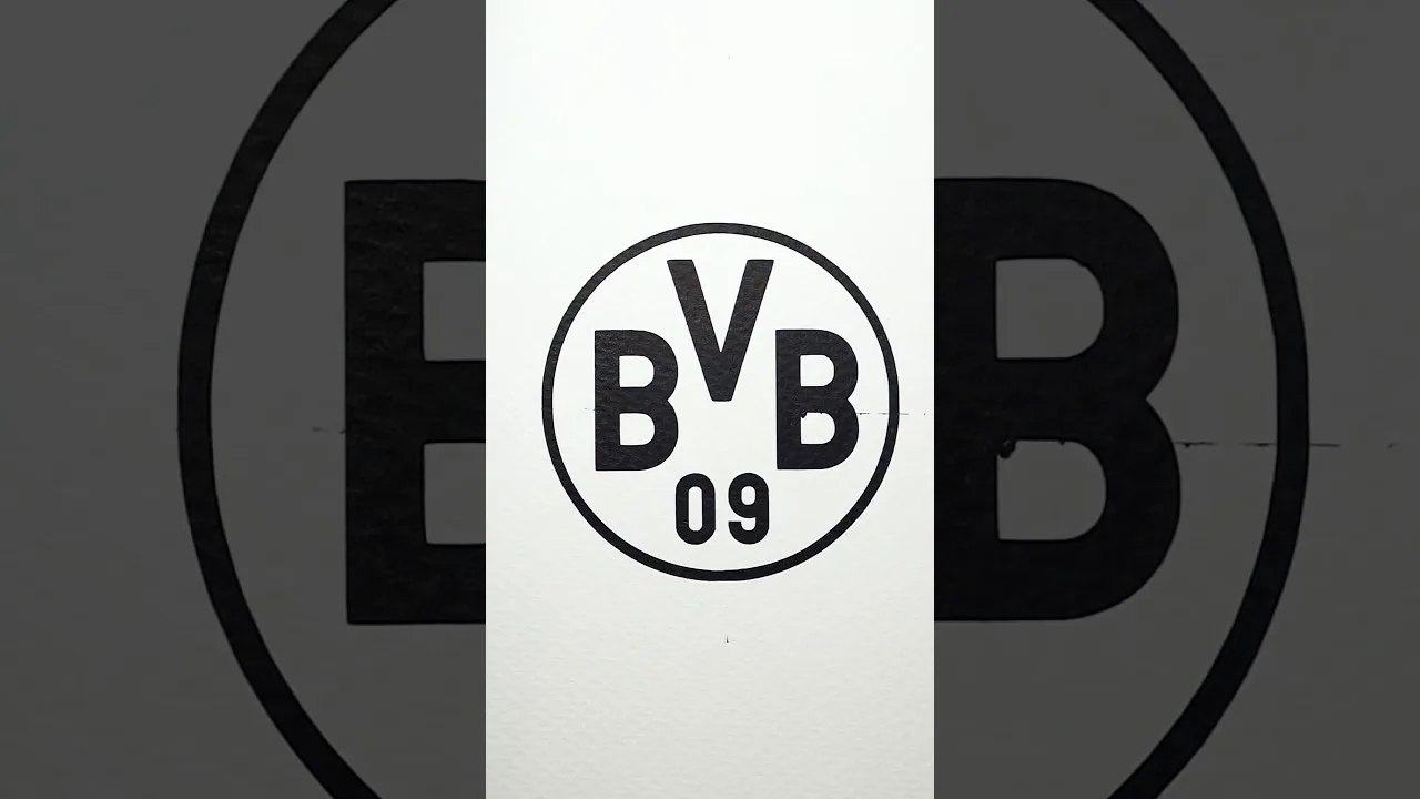⁠@BVB #logo #art #football #bundesliga #asmr