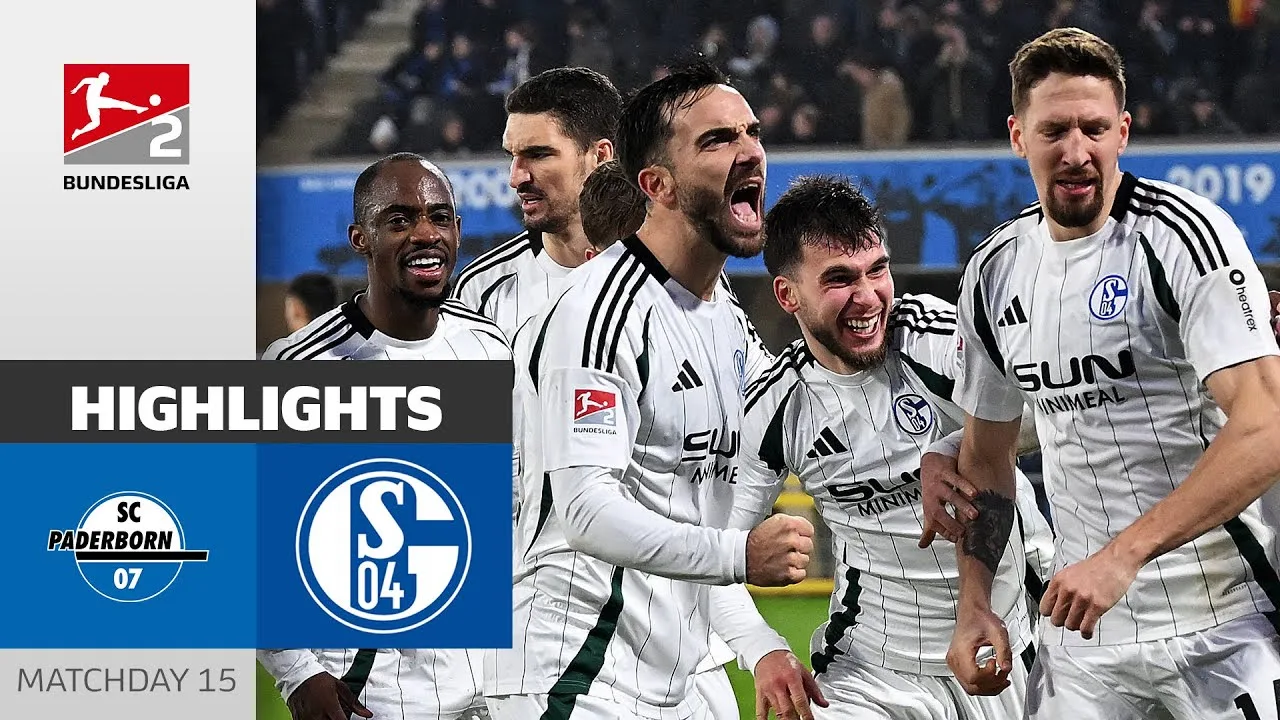 Schalke étourdit le leader de la table ! | SC Paderborn 07 – Schalke 04 | Faits saillants | MD15 Bundesliga 2 24/25