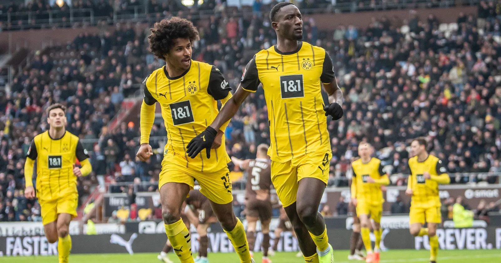 Bundesliga – 24e journée : Le Borussia Dortmund en maîtrise contre St. Pauli (0-2) avant d’affronter Lille en C1
