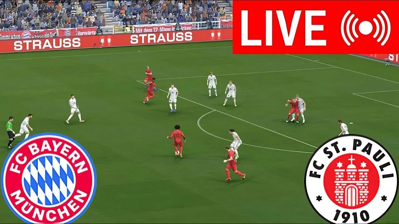 🔴Live: Bayern Munich contre FC St. Pauli Bundesliga | Stream en direct de tout le jeu 2024/25
