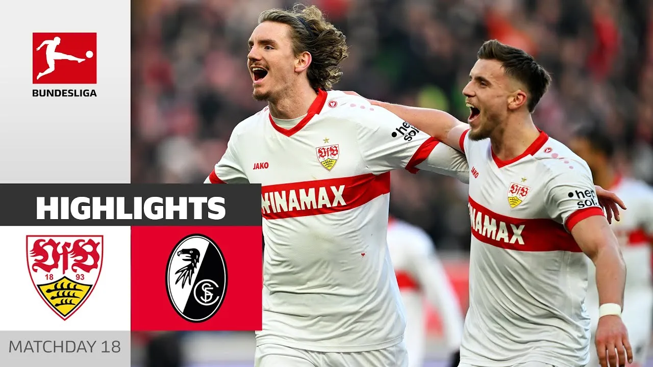 Performance massive de Stuttgart ! | VfB Stuttgart – SC Fribourg 4-0 | Faits saillants | Bundesliga